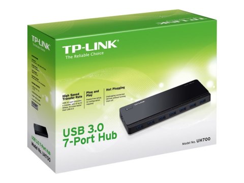TP-Link UH700 - Koncentrator - 7 x SuperSpeed USB 3.0 - stacjonarny