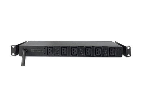 APC Basic Rack PDU - Linka dystrybucji zasilania (montowany w stojaku) - AC 208 V - trójfazowa - wejście: Hubbell CS8365C - złąc