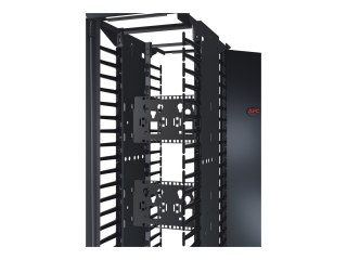 APC Cable Management - Zestaw do zarządzania przewodami - czarny (pakiet 2) - dla P/N: AR201