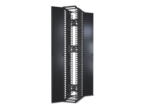 APC Cable Management - Zestaw zarządzania kablami do stojaka - czarny - dla P/N: NBWL0355A, SMX2000LVNCUS, SMX2KR2UX145, SMX3000