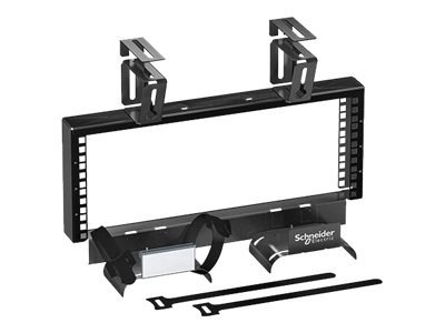 APC - Rama do zarządzania przewodami do szafy Rack - czarny - 4U - 19" - Zgodność z TAA - dla P/N: SURT1000RMXLI-NC