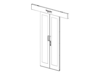 APC HyperPod Door Dual Sliding Doors - Drzwi stojaka