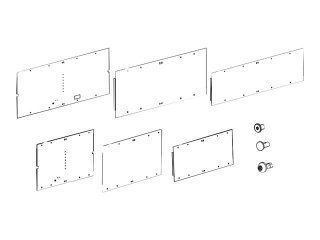 APC HyperPod Frame Aisle Width Beam 4ft - Zestaw montażowy do stojaka