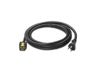 APC - Kabel zasilający - NEMA 5-20 (M) do IEC 60320 C19 - AC 120 V - 20 A - 3 m - czarny - dla P/N: SMT3000I-AR, SMT3000R2I-AR, 