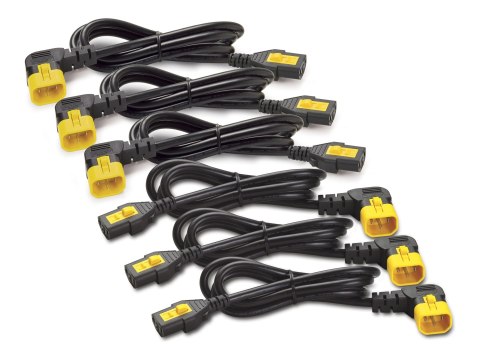 APC - Kabel zasilający - power IEC 60320 C13 do IEC 60320 C14 - 10 A - złącze 90° - czarny - Ameryka Północna - dla P/N: SCL500R
