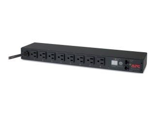 APC Metered Rack PDU AP7800B - Jednostka dystrybucji zasilania (montowany w stojaku) - AC 100/120 V - wejście: NEMA 5-15 - złącz