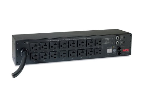 APC Metered Rack PDU AP7802B - Jednostka dystrybucji zasilania (montowany w stojaku) - AC 100/120 V - wejście: zasilanie NEMA L5