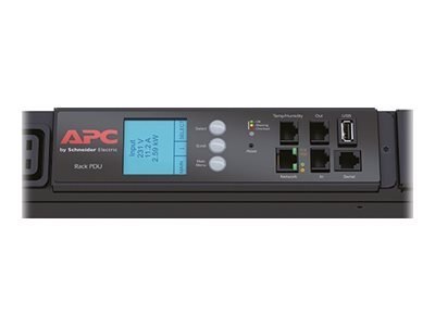 APC Metered Rack PDU - Jednostka dystrybucji zasilania (montowany w stojaku) - AC 208 V - 17.3 kW - trójfazowa - Ethernet 10/100