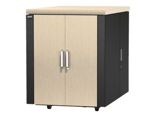 APC NetShelter CX Secure Soundproof Server Room in a Box Enclosure - Shock Packaging - Stojak szafa - z jednostka dystrybucji mo