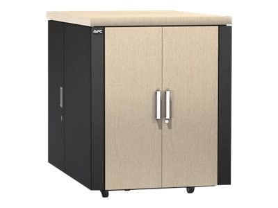 APC NetShelter CX Secure Soundproof Server Room in a Box Enclosure - Shock Packaging - Stojak szafa - z jednostka dystrybucji mo