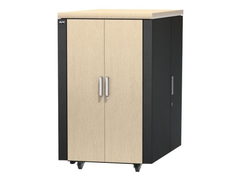 APC NetShelter CX Secure Soundproof Server Room in a Box Enclosure - Shock Packaging - Stojak szafa - z jednostka dystrybucji mo