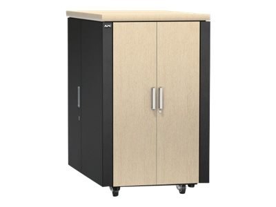 APC NetShelter CX Secure Soundproof Server Room in a Box Enclosure - Shock Packaging - Stojak szafa - z jednostka dystrybucji mo