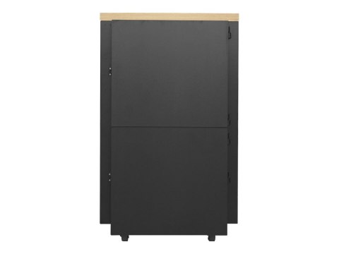 APC NetShelter CX Secure Soundproof Server Room in a Box Enclosure - Shock Packaging - Stojak szafa - z jednostka dystrybucji mo