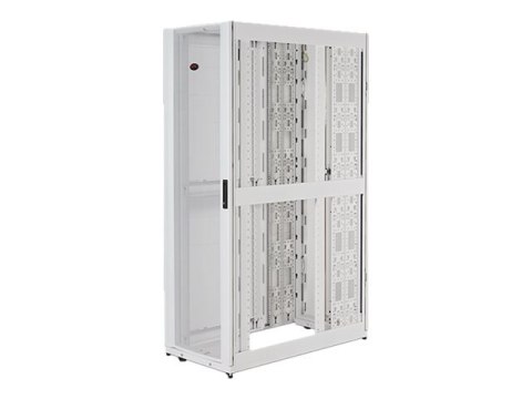 APC NetShelter SX - Stojak szafa - biały - 48U - 19" - Zgodność z TAA - dla P/N: SMT2200I2U-BR, SRT1000XLA, SRT1500XLA, SRT2200X