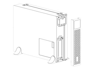 APC Smart-UPS On-Line SRT3000UXI-LI - UPS (montowany w szafie rack / zewnętrzny) - AC 220/230/240 V - 2700 wat - 3000 VA - 12 Ah