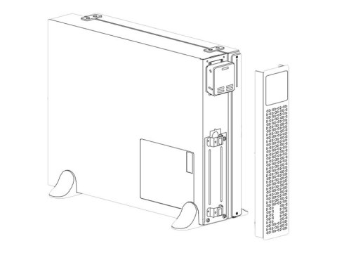 APC Smart-UPS On-Line SRT3000UXI-LI - UPS (montowany w szafie rack / zewnętrzny) - AC 220/230/240 V - 2700 wat - 3000 VA - 12 Ah