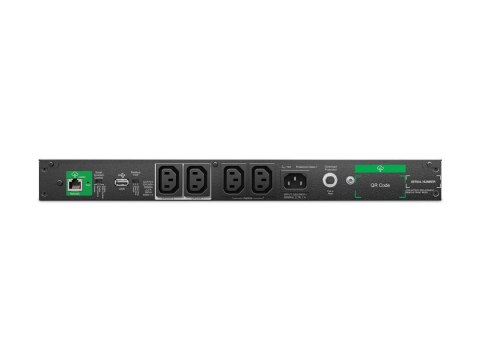 APC Smart-UPS SC SCL500RMI1UC - UPS (montowany w stojaku) - AC 230 V - 400 wat - 500 VA - 1 faza - Ethernet 10/100, USB - złącza