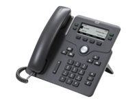 Cisco IP Phone 6871 - Telefon VoIP - IEEE 802.11n (Wi-Fi) - SIP, SRTP - 4 linie - ciemny grafit