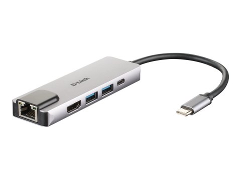 D-Link DUB-M520 - Stacja dokująca - USB-C / Thunderbolt 3 - HDMI - 1GbE
