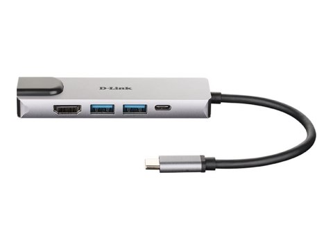 D-Link DUB-M520 - Stacja dokująca - USB-C / Thunderbolt 3 - HDMI - 1GbE