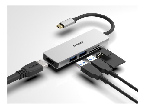 D-Link DUB-M530 - Stacja dokująca - USB-C / Thunderbolt 3 - HDMI