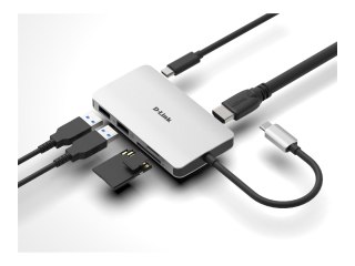 D-Link DUB-M610 - Stacja dokująca - USB-C / Thunderbolt 3 - HDMI