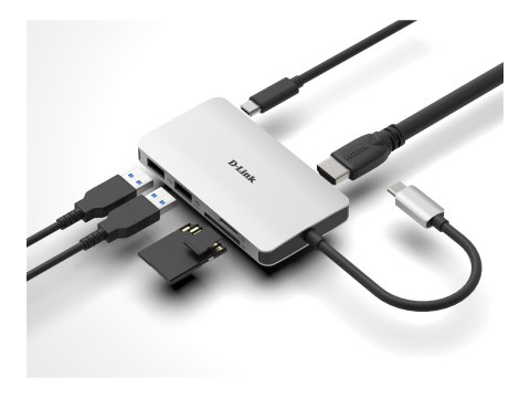D-Link DUB-M610 - Stacja dokująca - USB-C / Thunderbolt 3 - HDMI