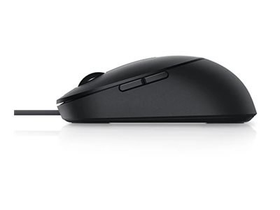 Dell Pro MS3220 - Mysz - laser - 5 przyciski - przewodowa - USB 2.0 - czarny - z 3 lata Advanced Exchange Service