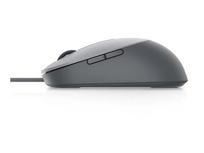 Dell Pro MS3220 - Mysz - laser - 5 przyciski - przewodowa - USB 2.0 - tytanowo-szary - z 3 lata Advanced Exchange Service