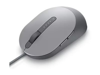 Dell Pro MS3220 - Mysz - laser - 5 przyciski - przewodowa - USB 2.0 - tytanowo-szary - z 3 lata Advanced Exchange Service