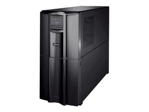 Dell Smart-UPS 2200 - UPS - AC 230 V - 1.98 kW - 2200 VA - RS-232, USB - złącza wyjściowe: 10 - czarny - z APC SmartConnect