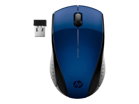 HP 220 - Mysz - 3 przyciski - bezprzewodowa - 2.4 GHz - odbiornik bezprzewodowy USB - niebieski - CTO - dla HP 27; ENVY Laptop 1