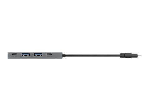 ICY BOX IB-HUB1428-C31 - Koncentrator - 2 x USB 3.1 Gen 2 + 2 x USB-C - stacjonarny