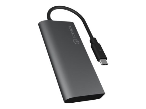 ICY BOX IB-HUB1428-C31 - Koncentrator - 2 x USB 3.1 Gen 2 + 2 x USB-C - stacjonarny