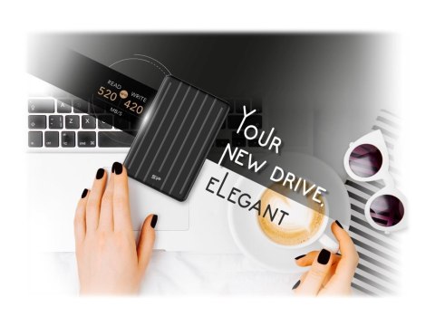 SILICON POWER Bolt B75 Pro - SSD - 256 GB - zewnętrzny (przenośne) - USB 3.2 Gen 2 - czarny