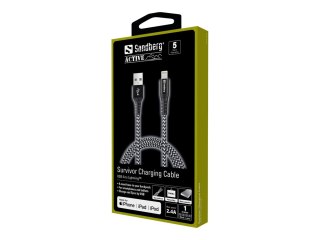 Sandberg Active - Kabel Lightning - Lightning męski do USB męski - 1 m