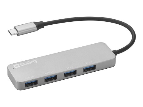 Sandberg Saver - Koncentrator - 4 x SuperSpeed USB 3.0 - stacjonarny