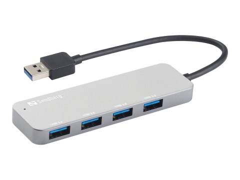 Sandberg Saver - Koncentrator - 4 x SuperSpeed USB 3.0 - stacjonarny