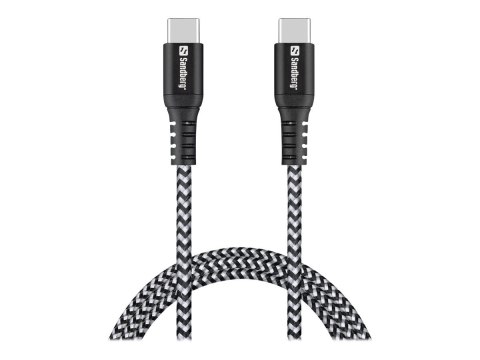 Sandberg Survivor - Kabel USB - USB-C (M) do USB-C (M) - 1 m