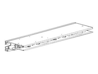 Schneider HyperPod Roof - Opuszczana szyna montażowa - do montażu na dachu - czarny