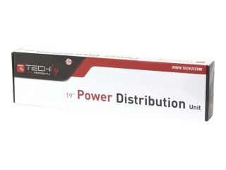 TECHly Professional I-CASE STRIP-61UDIT - Linka dystrybucji zasilania (montowany w stojaku) - AC 220-250 V - 3500 wat - złącza w