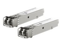 Ubiquiti U Fiber Multi-Mode - Moduł nadajnik/odbiornik SFP (mnini GBIC) - 1GbE - LC wielomodowy - do 550 m - 850 nm (pakiet 20)