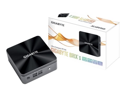 Gigabyte BRIX s GB-BRi3H-10110 (rev. 1.0) - Komputer barebone - Ultra Compact PC Kit 1 x Core i3 10110U / do 4.1 GHz - RAM 0 GB 