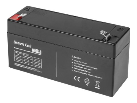 Green Cell - Bateria - 7 Ah - czarny