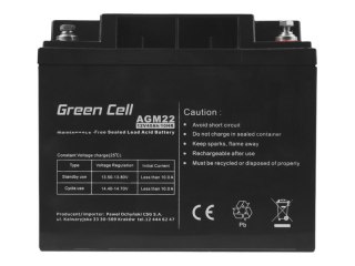 Green Cell - Bateria do UPSa - 1 x bateria - hermetyczny ołowiowo-kwasowy (SLA) - 40 Ah - czarny
