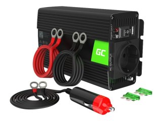 Green Cell INV01DE - Inwerter DC na AC - DC 12 V - 300 wat - Europa - czarny