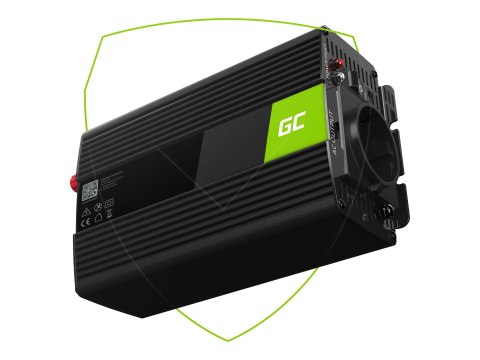Green Cell INV05DE - Inwerter DC na AC - DC 12 V - 300 wat - Europa - czarny