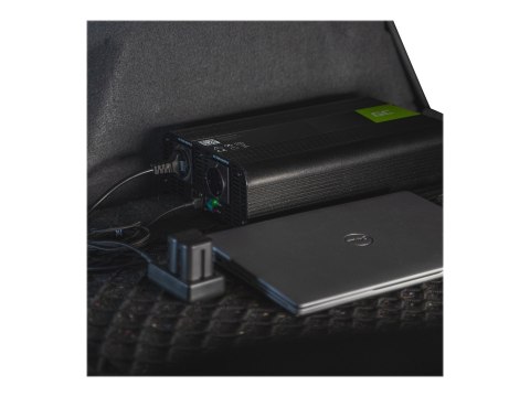 Green Cell INV05DE - Inwerter DC na AC - DC 12 V - 300 wat - Europa - czarny