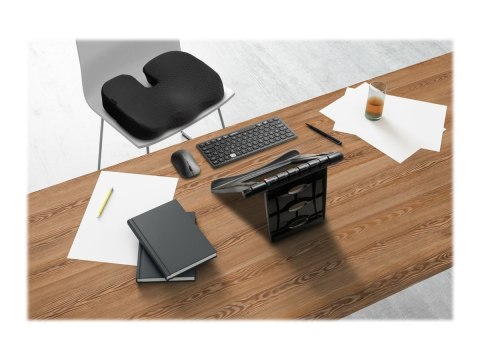 Kensington SureTrack Dual Wireless Mouse - Mysz - optyczna - 4 przyciski - bezprzewodowa - 2.4 GHz, Bluetooth 5.0 LE, Bluetooth 