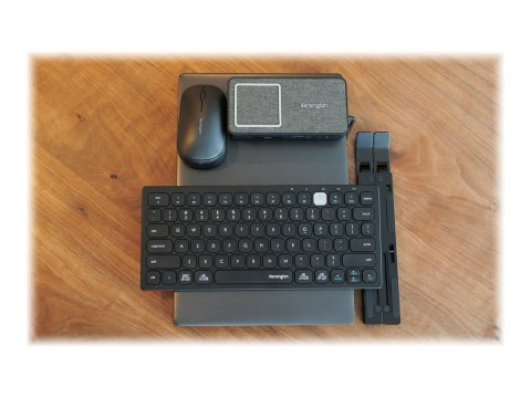 Kensington SureTrack Dual Wireless Mouse - Mysz - optyczna - 4 przyciski - bezprzewodowa - 2.4 GHz, Bluetooth 5.0 LE, Bluetooth 